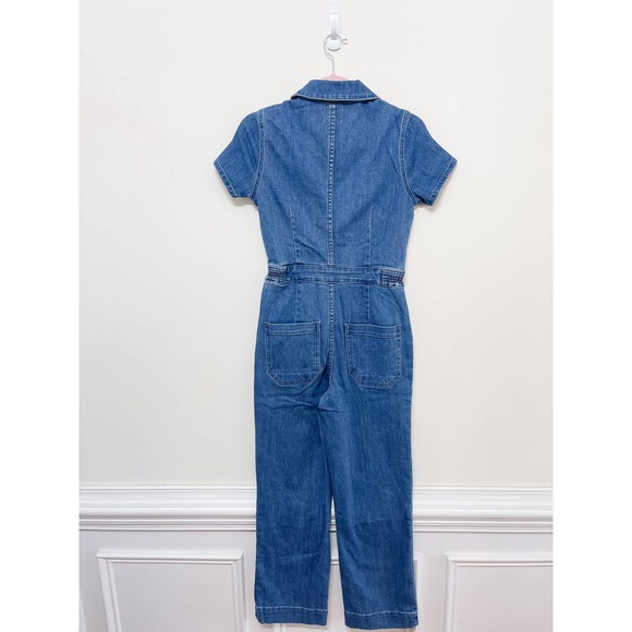Show Me Your Mumu Emery Jumpsuit in French Blue Size Small - Picture 3 of 6